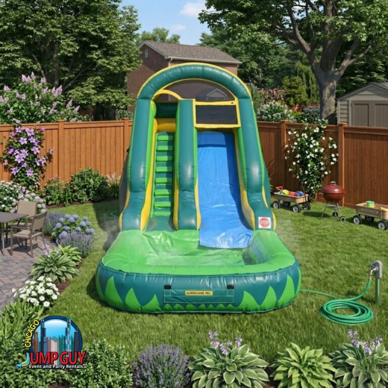 13Ft Palm Tree Water Slide Compact rental for Bartlett IL events in ZIP code 60103