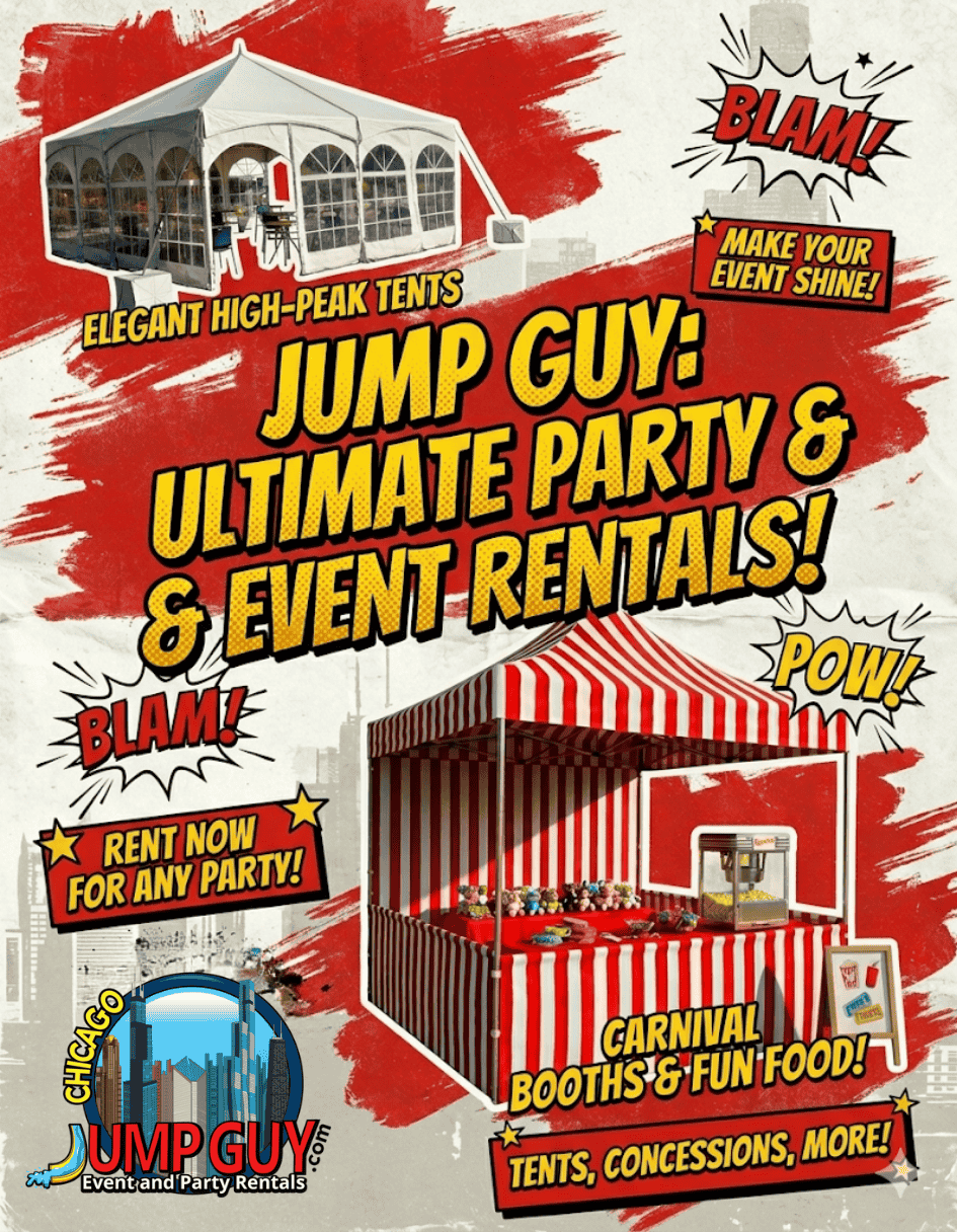 Tent rental for Bartlett IL events in ZIP code 60103