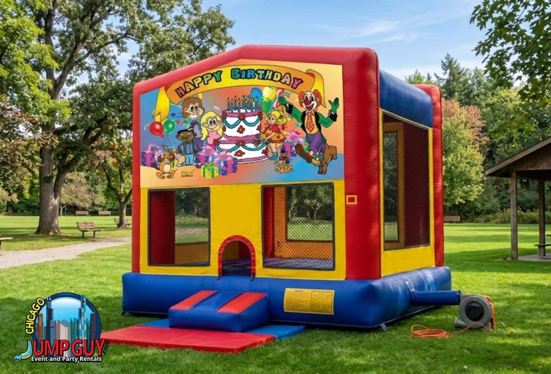 Standard Bounce House Grid rental for Bartlett IL events in ZIP code 60103