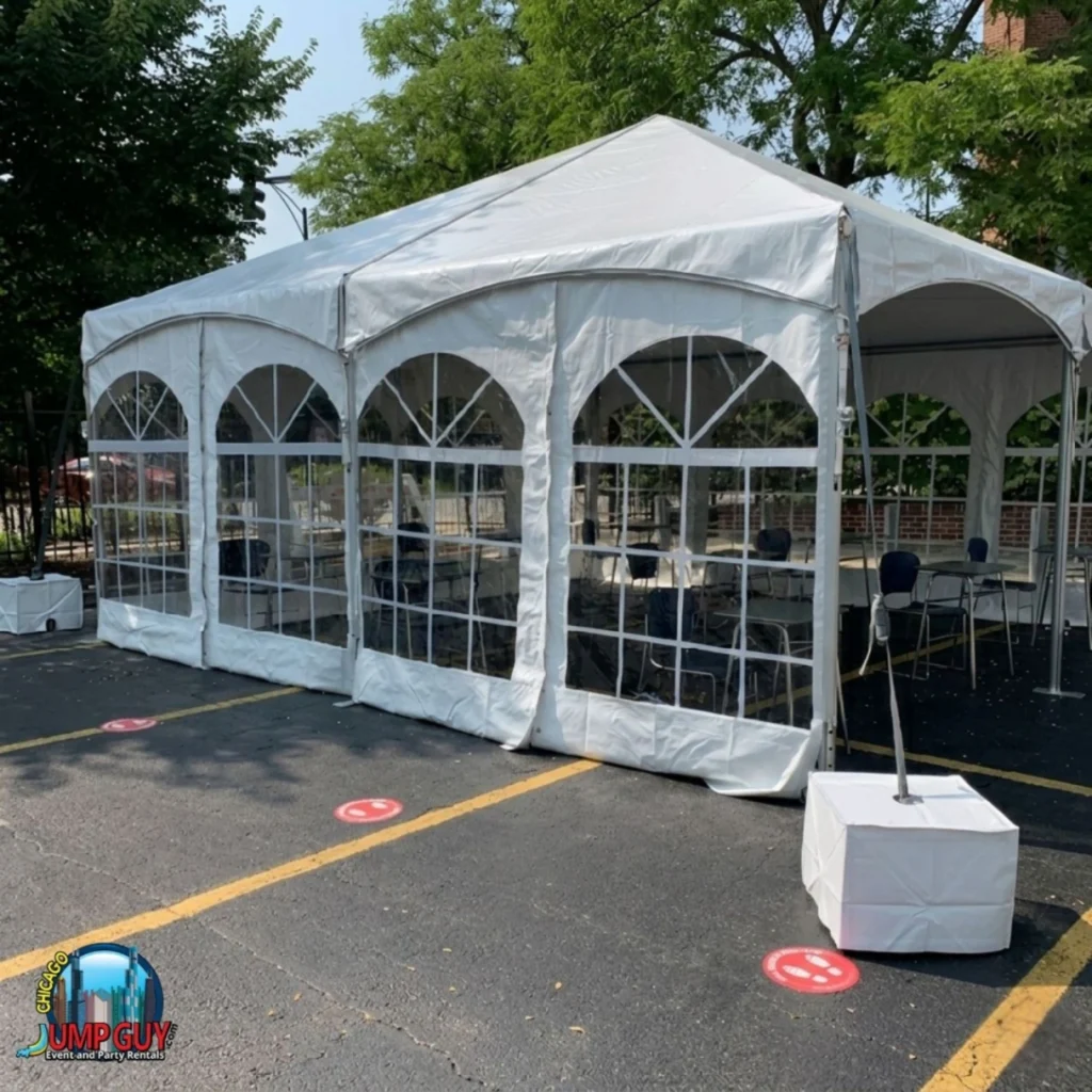 Tent Side Walls Keder High Peak rental for Bartlett IL events in ZIP code 60103