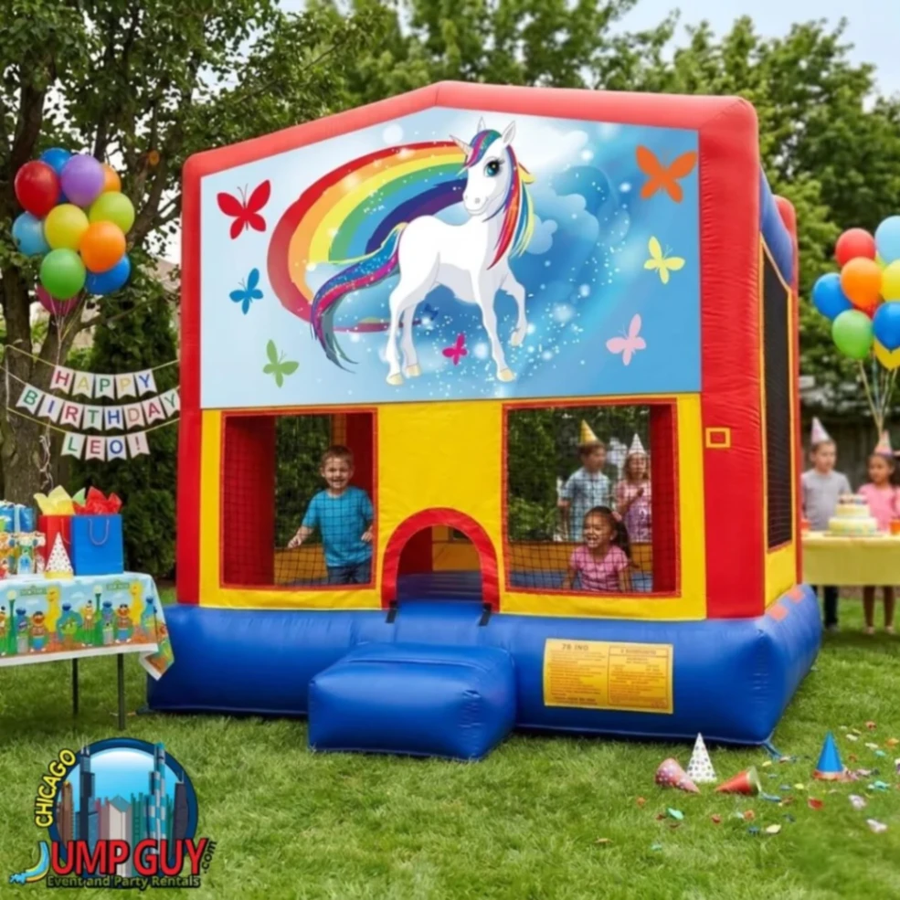 Unicorn Bounce House rental for Bartlett IL events in ZIP code 60103